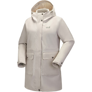 Jack wolfskin/狼爪正品冬季女子户外冲锋衣三合一5120142