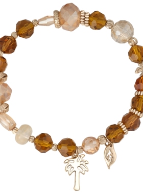 AJIDOU阿吉豆手链女款时尚水晶线下专柜同款串珠轻奢手串精致手环