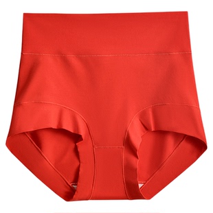 通标本命年红内裤60支精梳棉高腰三角裤透气抗菌裆大码中山厂家批