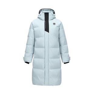 Skechers斯凯奇冬男外套长款连帽保暖羽绒服 P424M022-01MZ