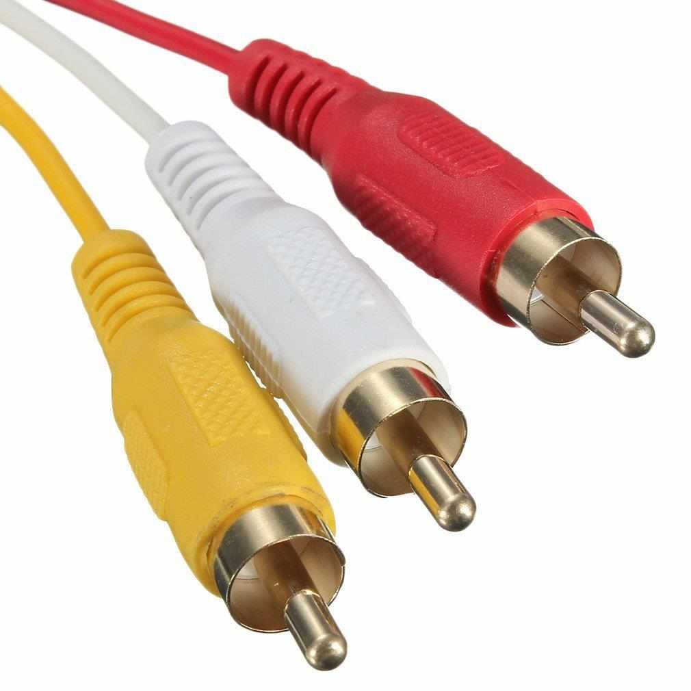 HDMI转AV转换器一拖三电视机输出莲花头连接线3RCAav线通用转接头