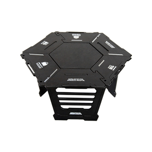 冬日电碳两用户外露营围炉煮茶桌子家用室内庭院烤肉多功能战术桌