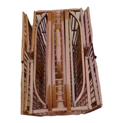 弧形鸟笼画眉鸟攻笼打笼遛鸟笼子