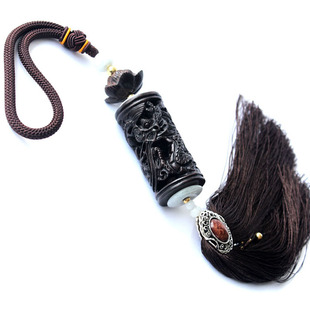 汽车挂件平安车载高档创意男女乌木生肖龙车内挂饰香水吊饰品摆件