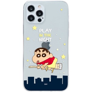 韩国蜡笔小新小白可爱动感超人鳄鱼饼干阿山小葵卡通适用苹果iPhone15proMax透明13手机壳14保护套