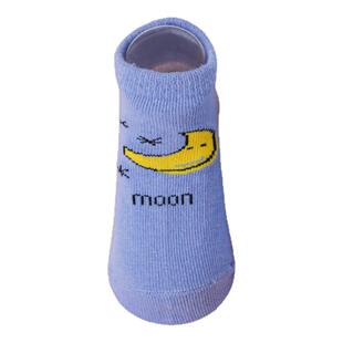 婴儿袜春秋卡通宝宝袜子防滑地板袜室内学步袜小腿中帮袜蹦床船袜