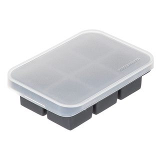 霜山冰格制冰盒食品级硅胶家用自制果冻奶砖模具带盖软底创意冰格