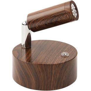 壁灯免接线免打孔led充电射灯新中式照画氛围灯卧室床头灯阅读灯