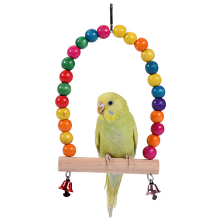 鹦鹉攀爬云梯专用秋千玩具解闷自嗨爬梯鸟笼装饰造景配件用品大全