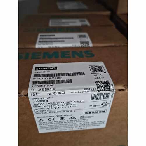 询价-6SL32105BB137UV1V20变频器