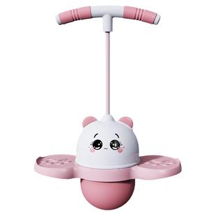 跳跳球发光弹力球小孩幼儿园健身玩具熊猫弹跳成人平衡青蛙蹦蹦球