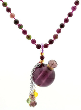 原创日韩风吊坠朱砂转运球