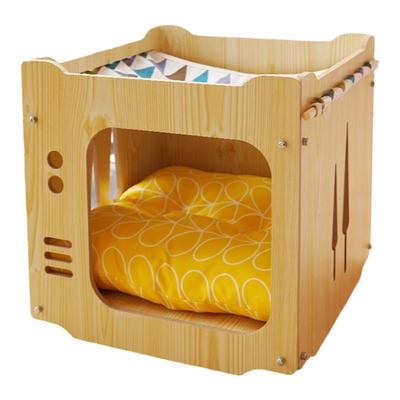 猫房子别墅木箱狗窝小型帐篷