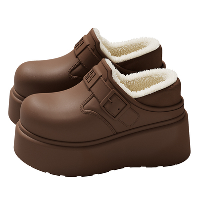 9cm厚底增高棉拖鞋女款冬季外穿