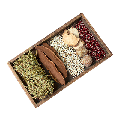 鸡骨草灵芝片赤小豆汤包药膳材料