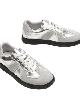 厚底复古芭蕾风德训鞋女