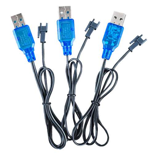 遥控车电池组玩具充电器USB插头线机器人3.6v3.7v4.8V6v7.2充电线