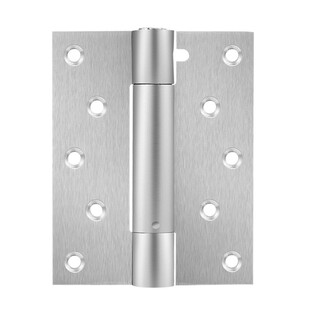 不锈钢304双开弹簧合页双向自由铰链门牛仔门栅栏自动关门合页