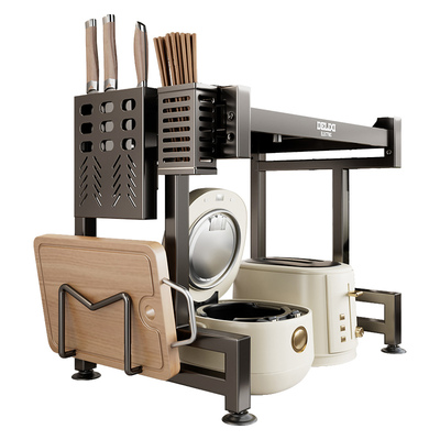 德力西厨房微波炉置物架