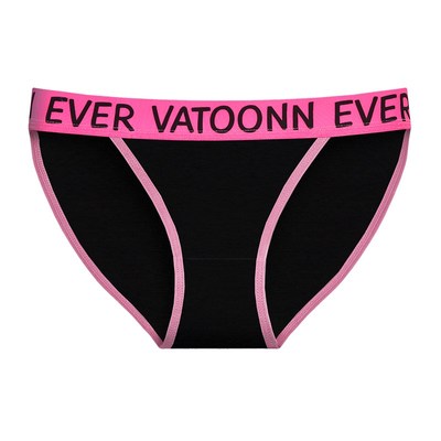 可爱搞笑包臀高开叉纯棉女士内裤