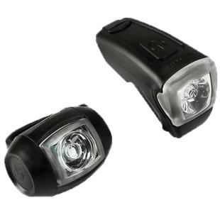 迪卡侬自行车灯前灯高亮照明清晰山地公路夜骑LED灯USB充电OVB2