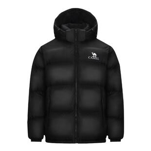 骆驼女装短款羽绒服2025冬季新款情侣男女加厚宽松连帽面包羽绒服