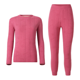 俞兆林中老年人内衣保暖套装夹棉加厚爸妈款冬季男士女保温秋衣裤