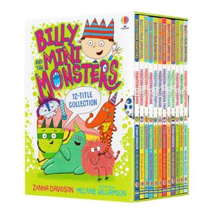 英文原版 比利和迷你怪兽 17册 Billy and the Mini Monsters全彩儿童章节书精品礼盒装小学生英语学习课外读物 Usborne