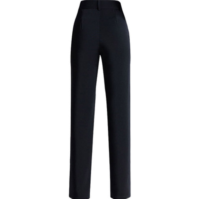 大码职业直筒西裤高个子