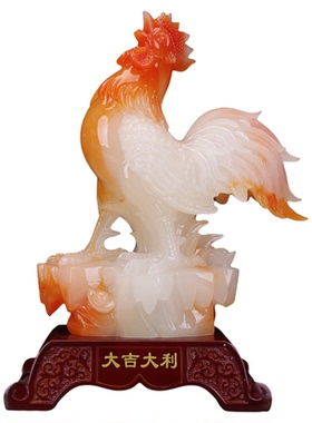 大吉大利公鸡招财旺宅摆件