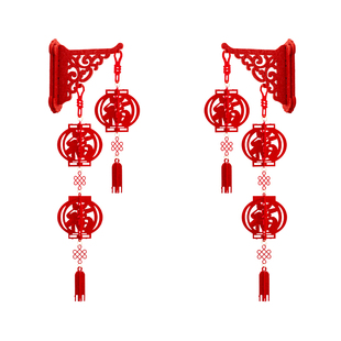 2026马年新年春节装饰室内门口挂件福字春字灯笼挂饰过年氛围布置