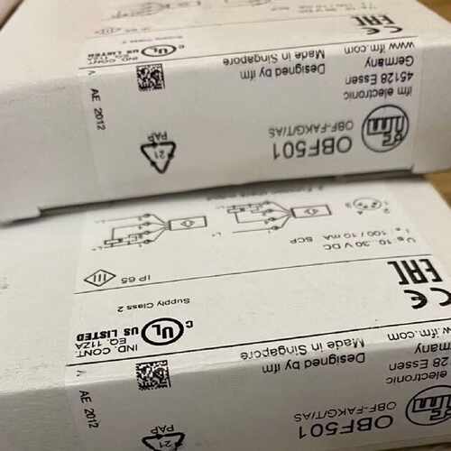 议价易福门型号OBF501 原装质量保证光纤放大器正品IFM型号obf501