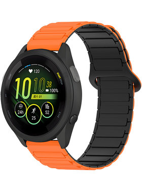 适用于Garmin佳明手表255/256表带硅胶磁吸245腕带645/168/158柔软透气Venu2工字新款sq2替换带Move/Active潮