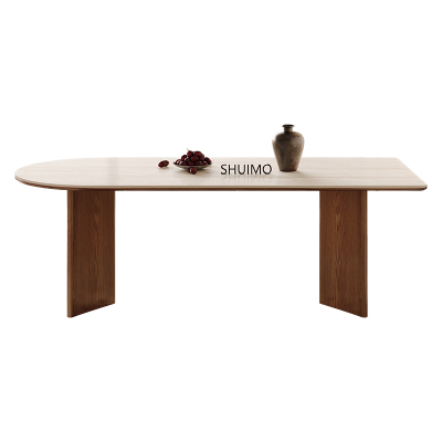 广东佛山德利丰洞石白蜡实木餐桌