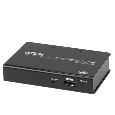 ATEN宏正VS194 4端口高清2K*4K DisplayPort大DP分配器共享器KVM