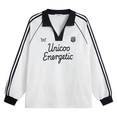 UNIFREEPLUS学院风撞色卫衣