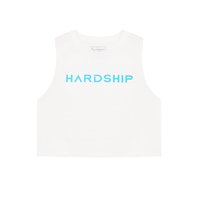 HARDSHIPT无袖背心白色运动背心