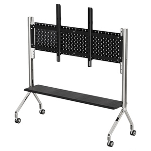 几宿家具流影可移动电视机支架落地85寸电视挂架304不锈钢复古风