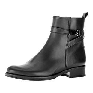 GABOR嘉宝女鞋2025春季短靴百搭休闲黑色英伦风靴子31601现货