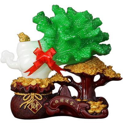 白菜发财树客厅店铺装饰摆件礼品