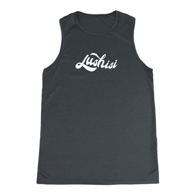 LUSHISI比赛训练logo系列美式篮球背心实战速干t恤宽松运动球衣