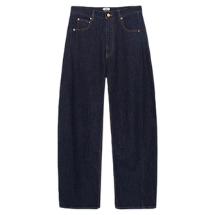 IMMI 设计师品牌25秋冬新品休闲水洗弹力牛仔阔腿裤SOLSOL买手店