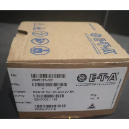 议价E-T-A ESX10-TC124-DC12V-6A 2505125-001 POCN17-1118 0DH70