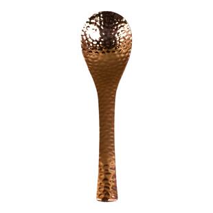 手工紫铜铜勺小老式铜勺铜碗刮痧水盂纯铜家调羹餐具吃饭加厚汤勺