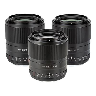 唯卓仕23mm/33mm/56mmF1.4镜头