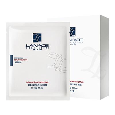 朗斯海洋补水面膜10片贴片式保湿