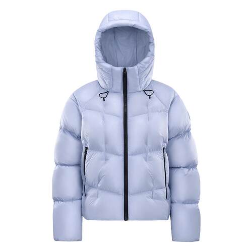 骆驼旅行家STAR女装短款羽绒服26冬季新款保暖连帽面包服羽绒外套