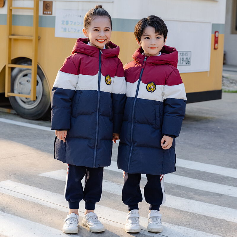 幼儿园园服英伦风秋冬装新款棉衣校服套装小学生加厚男女儿童班服