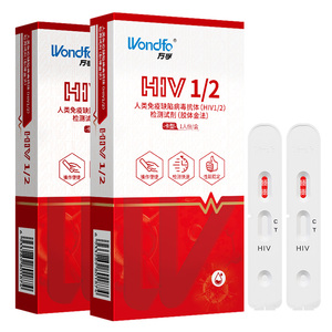 万孚艾滋病检测试纸hiv梅毒自检自测传染病四项四合一非hIv第四代