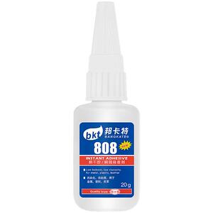 808胶水粘金属树脂PC塑料橡胶电子PVC强力金珠宝首饰品专用快干胶